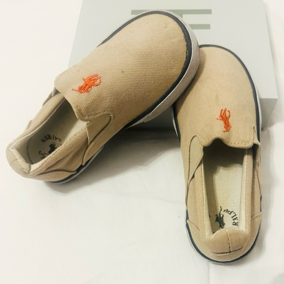 Ralph Lauren Tan Beige Canvas US9/ EUR 25.5 - Picture 2 of 6